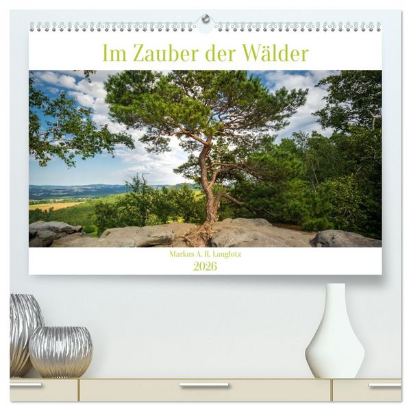 Produktbild: Im Zauber der W&auml;lder (hochwertiger Premium Wandkalender 2026 DIN A2 quer), Kunstdruck in Hochglanz