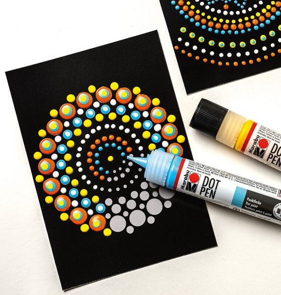 Produktbild: Marabu Dot Pen Set Mandala 4x25ml