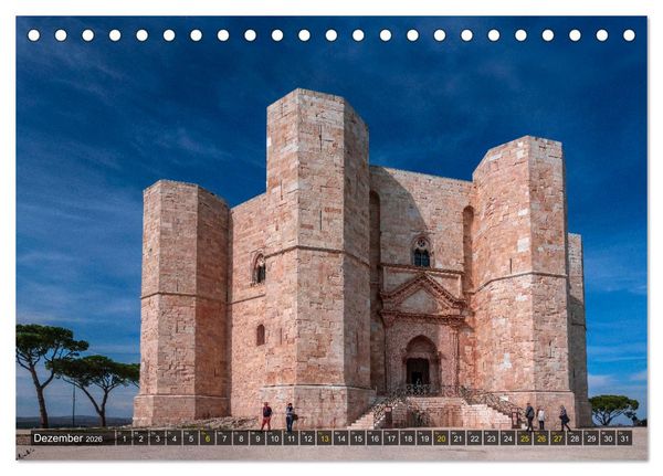 Produktbild: Apulien &ndash; Impressionen vom S&uuml;dosten Italiens (Tischkalender 2026 DIN A5 quer), CALVENDO Monatskalender