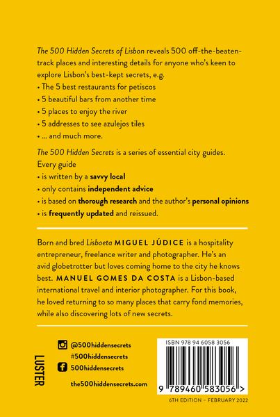 Produktbild: The 500 Hidden Secrets of Lisbon