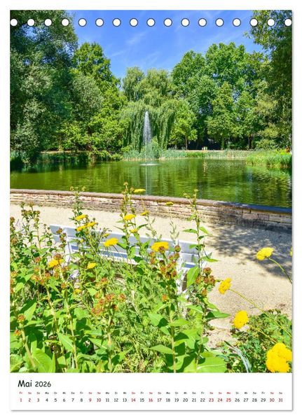 Produktbild: Regensburg G&auml;rten und Stadtparks (Tischkalender 2026 DIN A5 hoch), CALVENDO Monatskalender