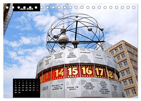 Produktbild: Architektur - Bauwerke mit k&uuml;nstlerischer Gestaltung (Tischkalender 2026 DIN A5 quer), CALVENDO Monatskalender