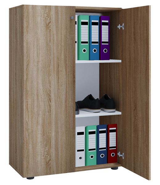 Produktbild: B&uuml;roschrank B&uuml;cher Ordner Aktenschrank Lona 3fach