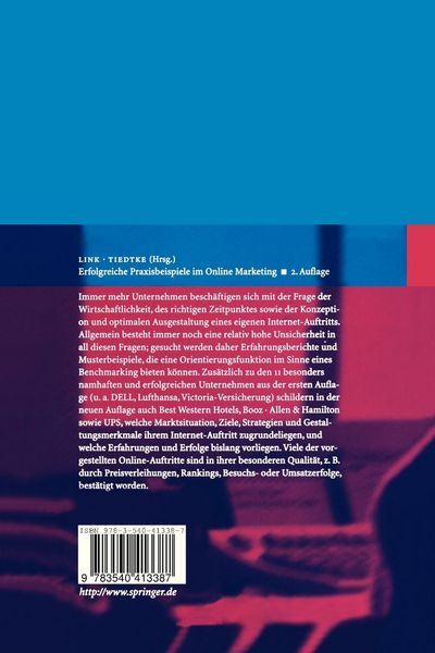 Produktbild: Erfolgreiche Praxisbeispiele im Online Marketing