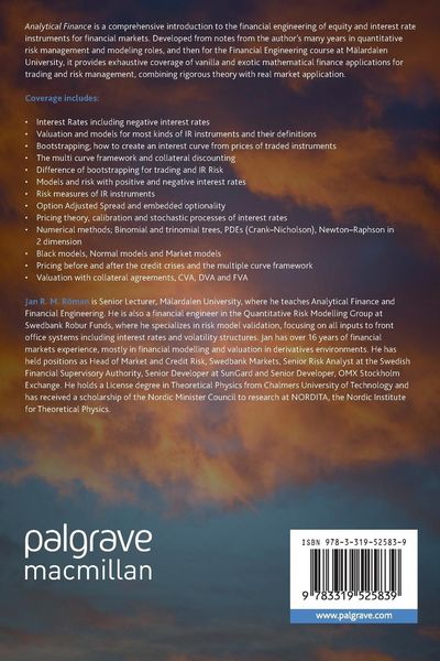 Produktbild: Analytical Finance: Volume II