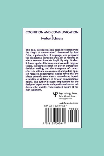Produktbild: Cognition and Communication