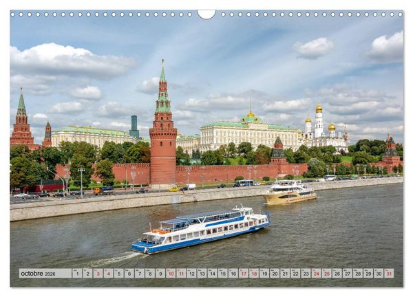 Produktbild: Perspectives de Moscou (Calendrier mural 2026 DIN A3 vertical), CALVENDO calendrier mensuel