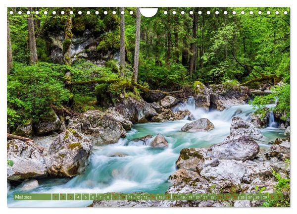 Produktbild: Unterwegs im Berchtesgadener Land 2026 (Wandkalender 2026 DIN A4 quer), CALVENDO Monatskalender