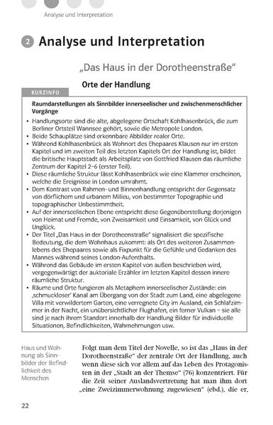 Produktbild: Klett Lekt&uuml;rehilfen Lange, Das Haus in der Dorotheenstra&szlig;e