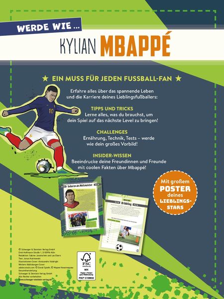 Produktbild: Werde wie ... Kylian Mbapp&eacute; | Mit Poster
