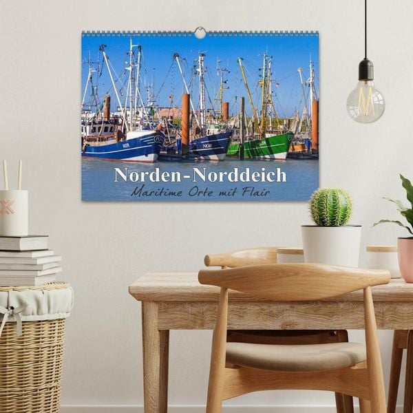 Produktbild: Norden-Norddeich. Maritime Orte mit Flair (Wandkalender 2027 DIN A3 quer), CALVENDO Monatskalender