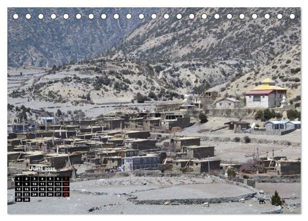 Produktbild: Nepal 2026 Menschen, Berge und G&ouml;tter zwischen Annapurna und Marsyangdi (Tischkalender 2026 DIN A5 quer), CALVENDO Monatskalender