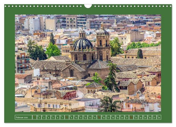 Produktbild: Ein Herz f&uuml;r Granada (Wandkalender 2026 DIN A3 quer), CALVENDO Monatskalender