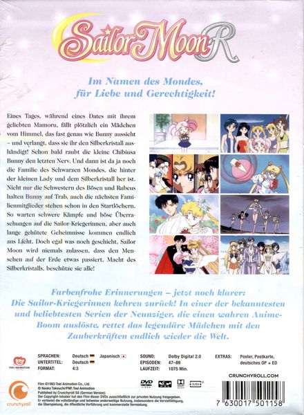 Produktbild: Sailor Moon - Staffel 2 - DVD Box (Episoden 47-89) [6 DVDs]