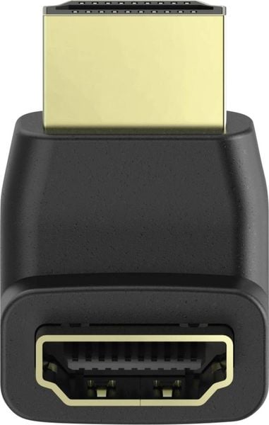 Hama 00205164 HDMI Adapter [1x HDMI-Buchse - 1x HDMI-Stecker] Schwarz