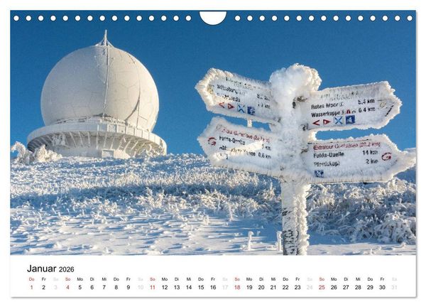 Produktbild: Naturerlebnis im Biosph&auml;renreservat Rh&ouml;n (Wandkalender 2026 DIN A4 quer), CALVENDO Monatskalender