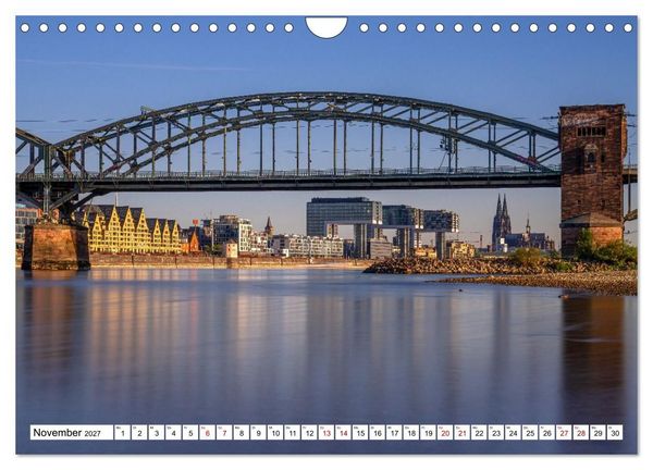 Produktbild: Urbane Impressionen: Domstadt K&ouml;ln - Lebensgef&uuml;hl am Rhein (Wandkalender 2027 DIN A4 quer), CALVENDO Monatskalender