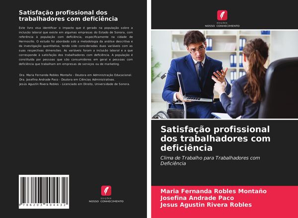 Produktbild: Satisfa&ccedil;&atilde;o profissional dos trabalhadores com defici&ecirc;ncia