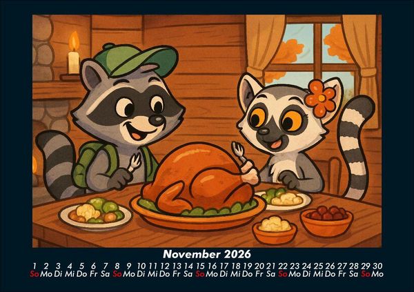 Produktbild: Rocco & Lulu - Reise durch die USA 2026 Fotokalender DIN A5