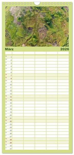 Produktbild: Familienplaner 2026 - Guinea - Das einzigartige Land in Westafrika. mit 5 Spalten (Wandkalender, 21 x 45 cm) CALVENDO