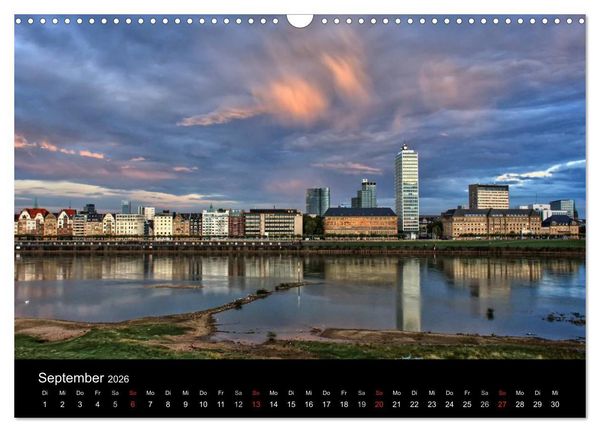 Produktbild: D&uuml;sseldorf - Rheinansichten (Wandkalender 2026 DIN A3 quer), CALVENDO Monatskalender
