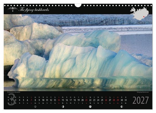 Produktbild: Island Blickwinkel 2027 (Wandkalender 2027 DIN A3 quer), CALVENDO Monatskalender