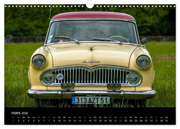 Produktbild: AUTO MOBILE (Calendrier mural 2026 DIN A3 vertical), CALVENDO calendrier mensuel