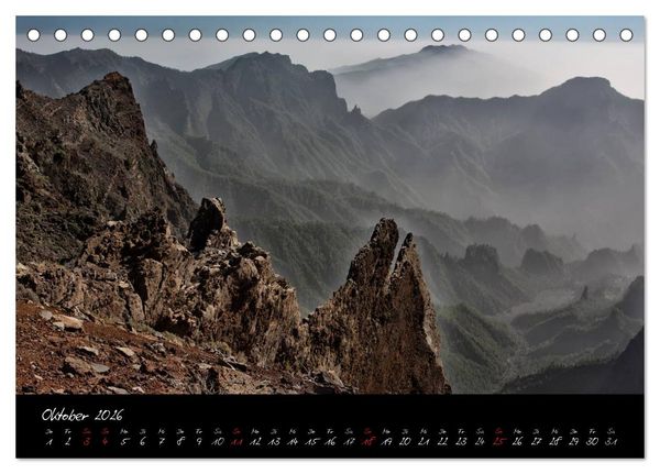 Produktbild: La Palma - Insel der Berge und Wolken (Tischkalender 2026 DIN A5 quer), CALVENDO Monatskalender