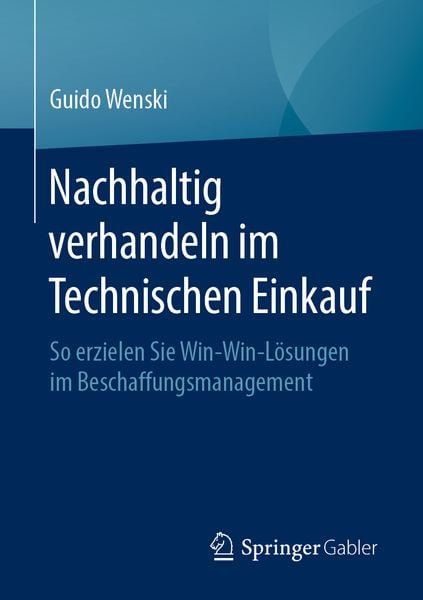 Produktbild: Nachhaltig verhandeln im Technischen Einkauf