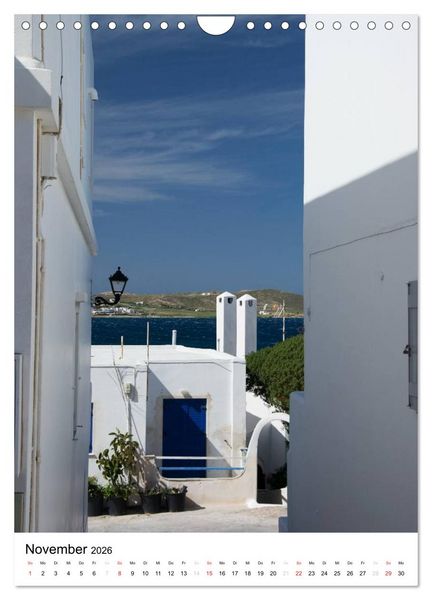 Produktbild: Liebenswertes Paros, Insel der Kykladen (Wandkalender 2026 DIN A4 hoch), CALVENDO Monatskalender