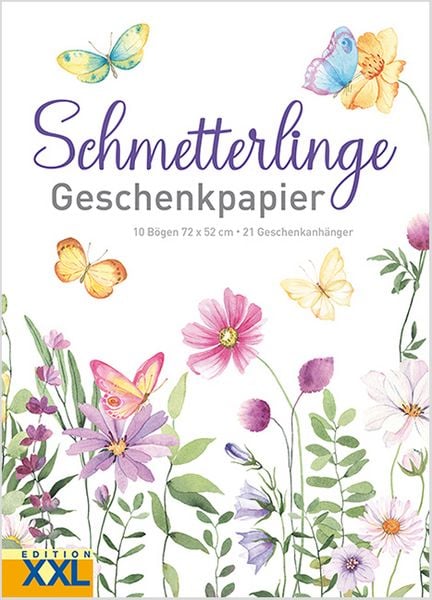 Produktbild: Schmetterlinge &ndash; Geschenkpapier