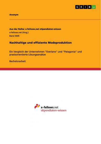 Produktbild: Nachhaltige und effiziente Modeproduktion