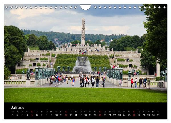 Produktbild: Oslo (Wandkalender 2026 DIN A4 quer), CALVENDO Monatskalender