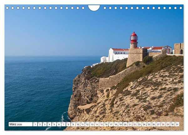 Produktbild: Algarve - Die wilde Westk&uuml;ste Costa Vicentina (Wandkalender 2026 DIN A4 quer), CALVENDO Monatskalender