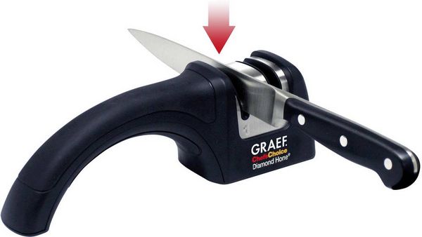 Produktbild: Graef PRONTO PRONTO Messersch&auml;rfer Schwarz, Edelstahl