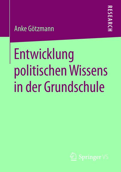 Produktbild: Entwicklung politischen Wissens in der Grundschule
