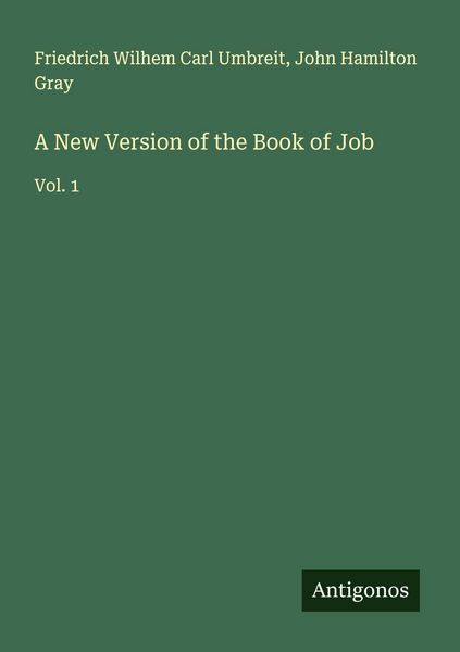 Produktbild: A New Version of the Book of Job