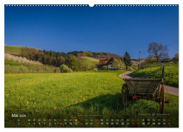 Produktbild: Romantisches Renchtal (Wandkalender 2026 DIN A2 quer), CALVENDO Monatskalender