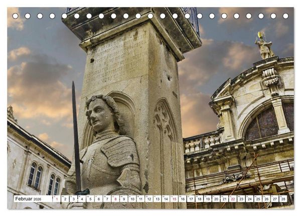 Produktbild: Adriaperle Dubrovnik (Tischkalender 2026 DIN A5 quer), CALVENDO Monatskalender