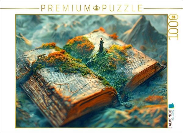 Produktbild: CALVENDO Puzzle Die Welt erw&auml;chst aus dem Buch | 1000 Teile Lege-Gr&ouml;&szlig;e 64x48cm Foto-Puzzle f&uuml;r gl&uuml;ckliche Stunden