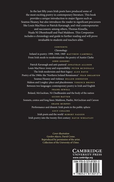 Produktbild: The Cambridge Companion to Contemporary Irish Poetry