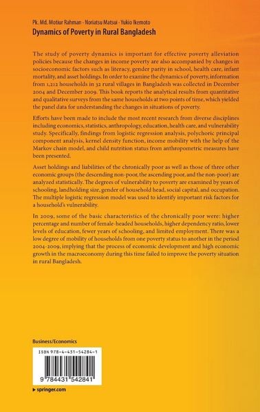 Produktbild: Dynamics of Poverty in Rural Bangladesh