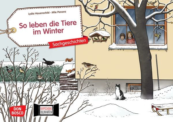 Produktbild: So leben die Tiere im Winter. Kamishibai Bildkartenset.