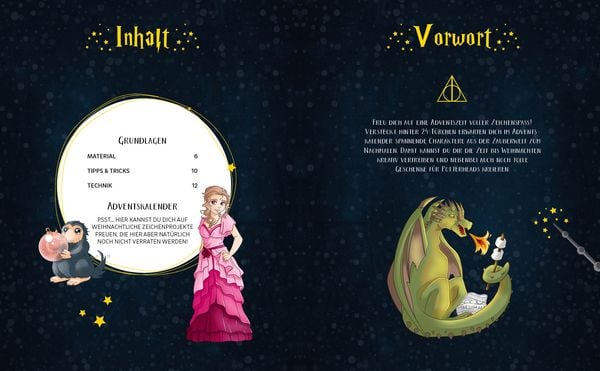 Produktbild: Mein Adventskalender-Zeichenbuch für Potterheads and Friends