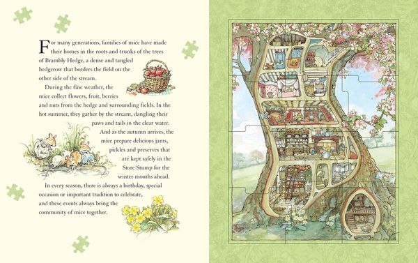 Produktbild: The Brambly Hedge Jigsaw Book