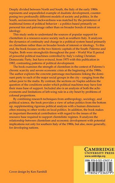 Produktbild: Patronage, Power and Poverty in Southern Italy