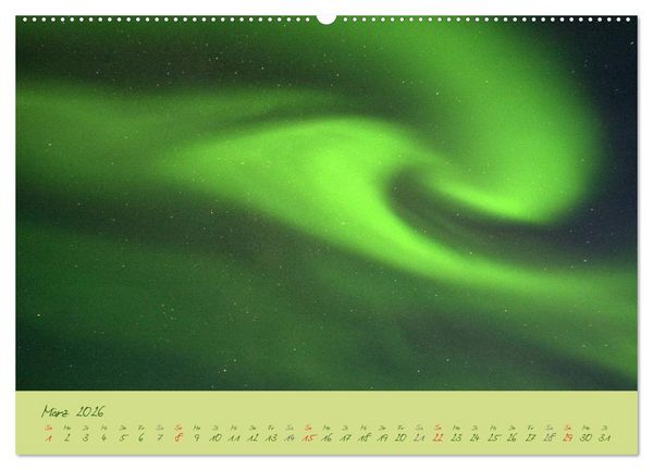 Produktbild: Nordlicht-Zauber auf den Lofoten. Aurora borealis (Wandkalender 2026 DIN A2 quer), CALVENDO Monatskalender