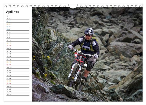 Produktbild: Mountainbike Freeride Momente (Wandkalender 2026 DIN A4 quer), CALVENDO Monatskalender