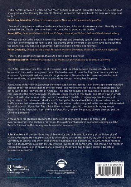Produktbild: Foundations of Real-World Economics