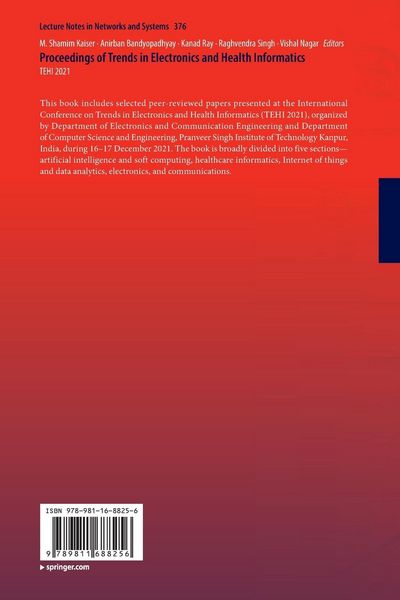 Produktbild: Proceedings of Trends in Electronics and Health Informatics